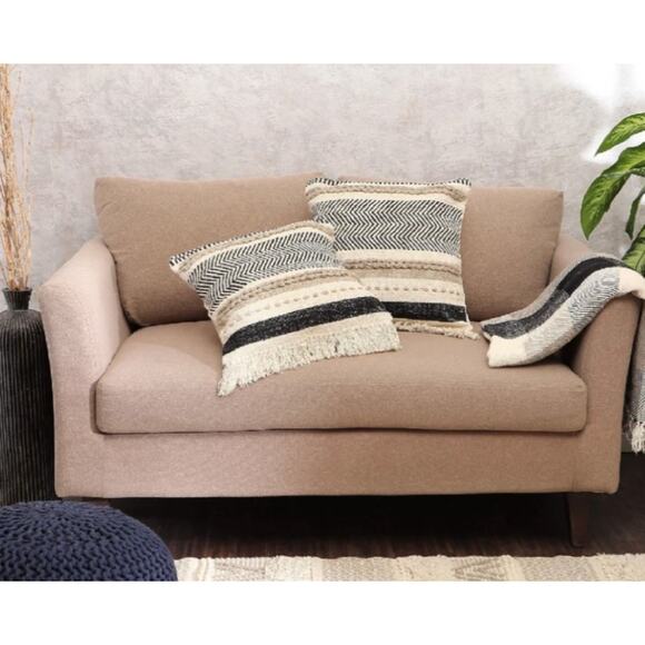 REDEARTH · Handmade Boho Throw Pillow Covers - Bohemian Chic Farmhouse Style - A - Picture 2 of 5